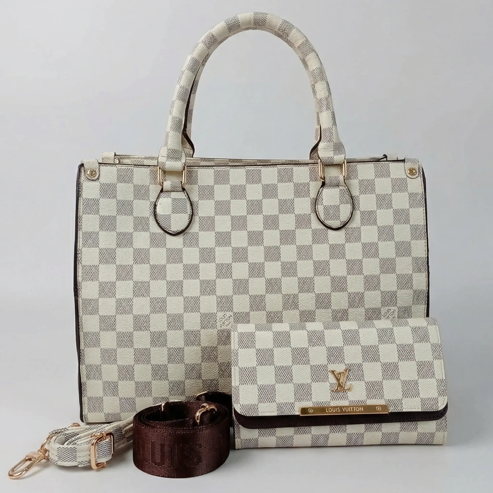 Louis Vuitton Bundle (Handbag + Wallet + 2 Straps) With BOX🎁