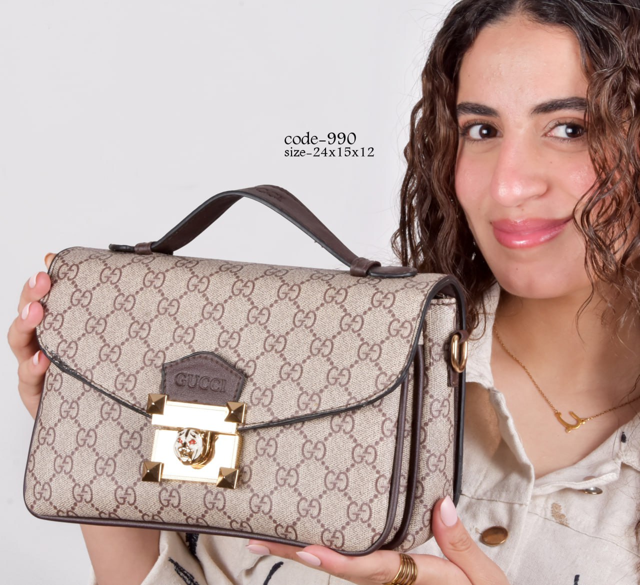 Gucci Handbag F- 990 With Box 🎁