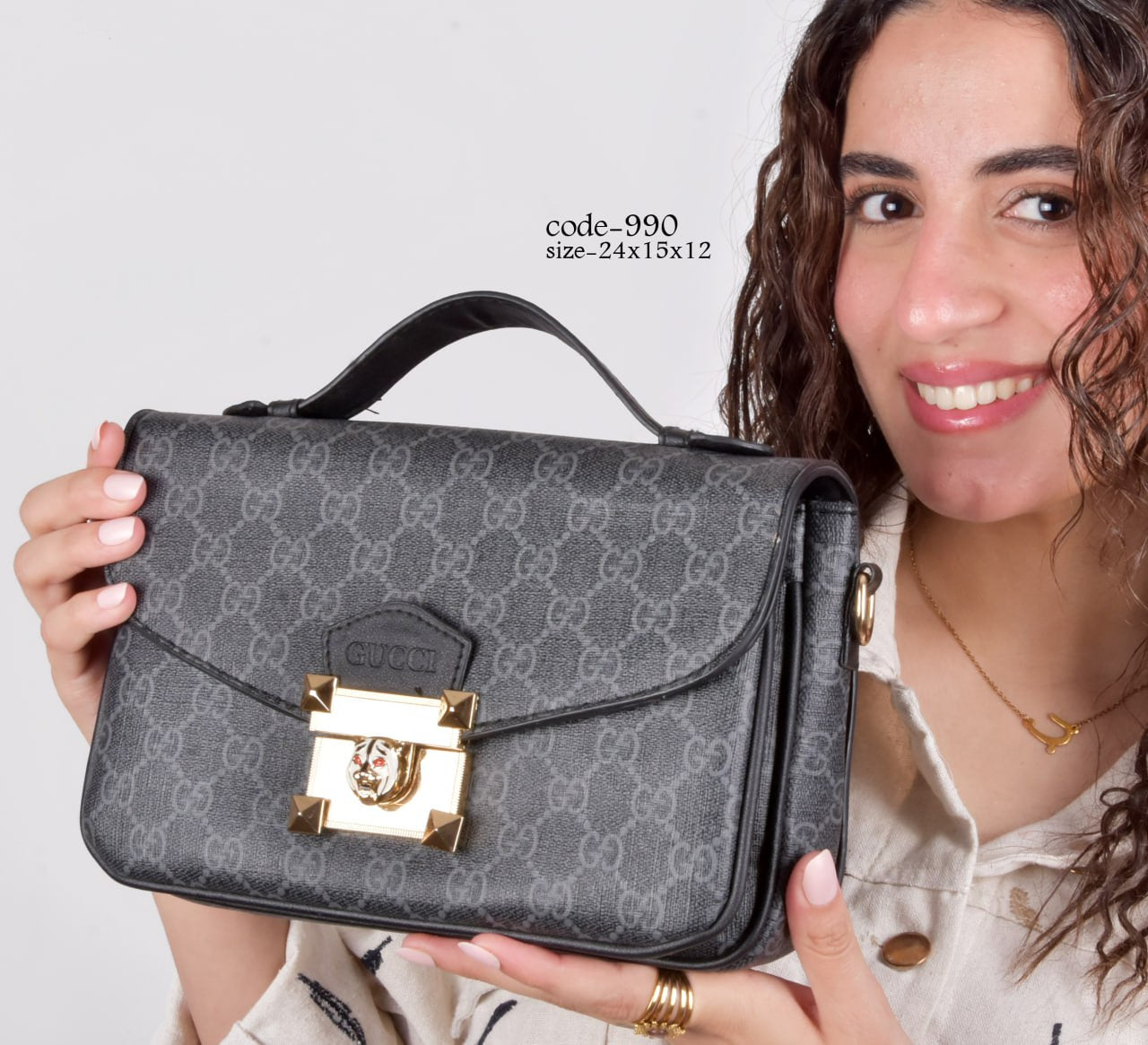 Gucci Handbag F- 990 With Box 🎁