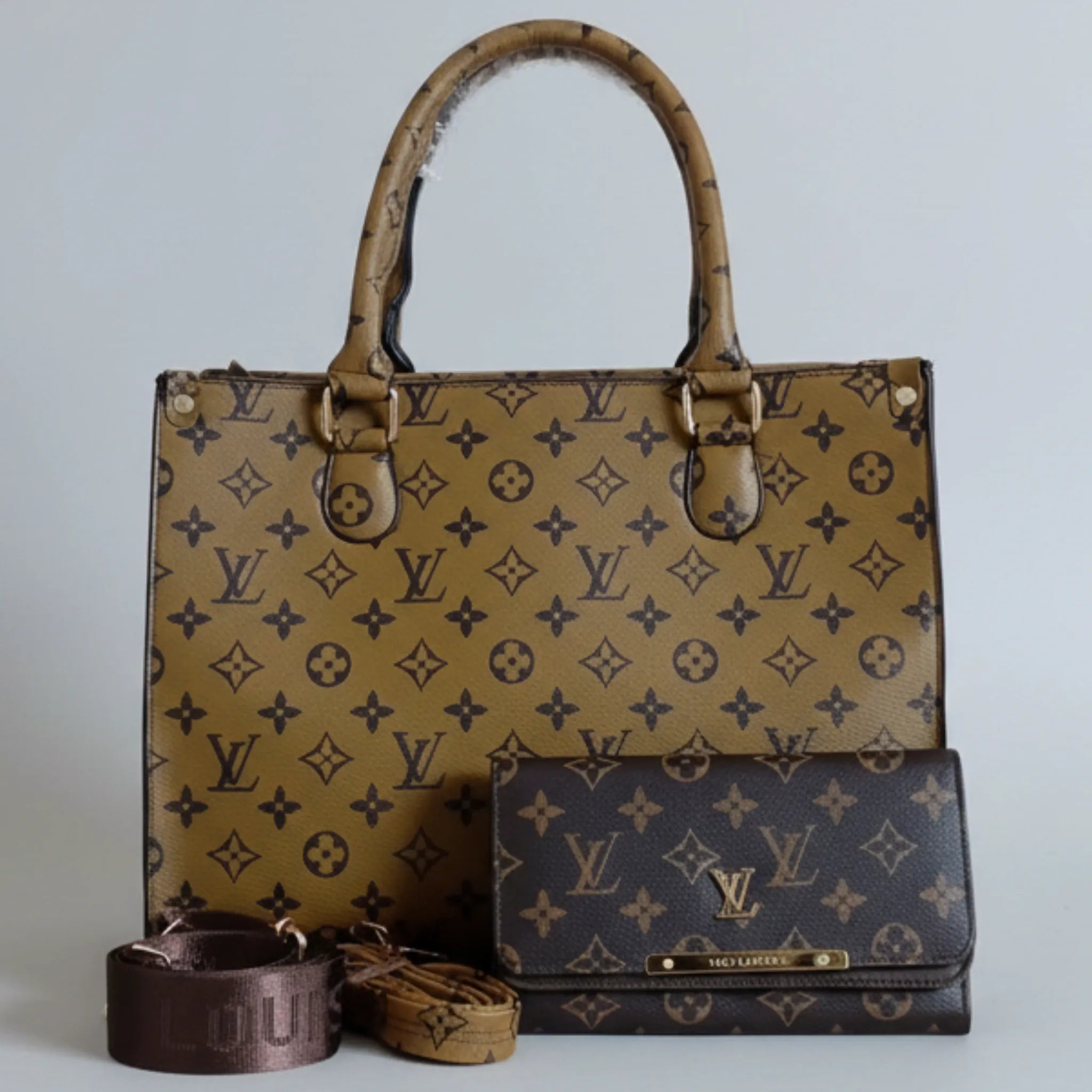 Louis Vuitton Bundle (Handbag + Wallet + 2 Straps) With BOX🎁