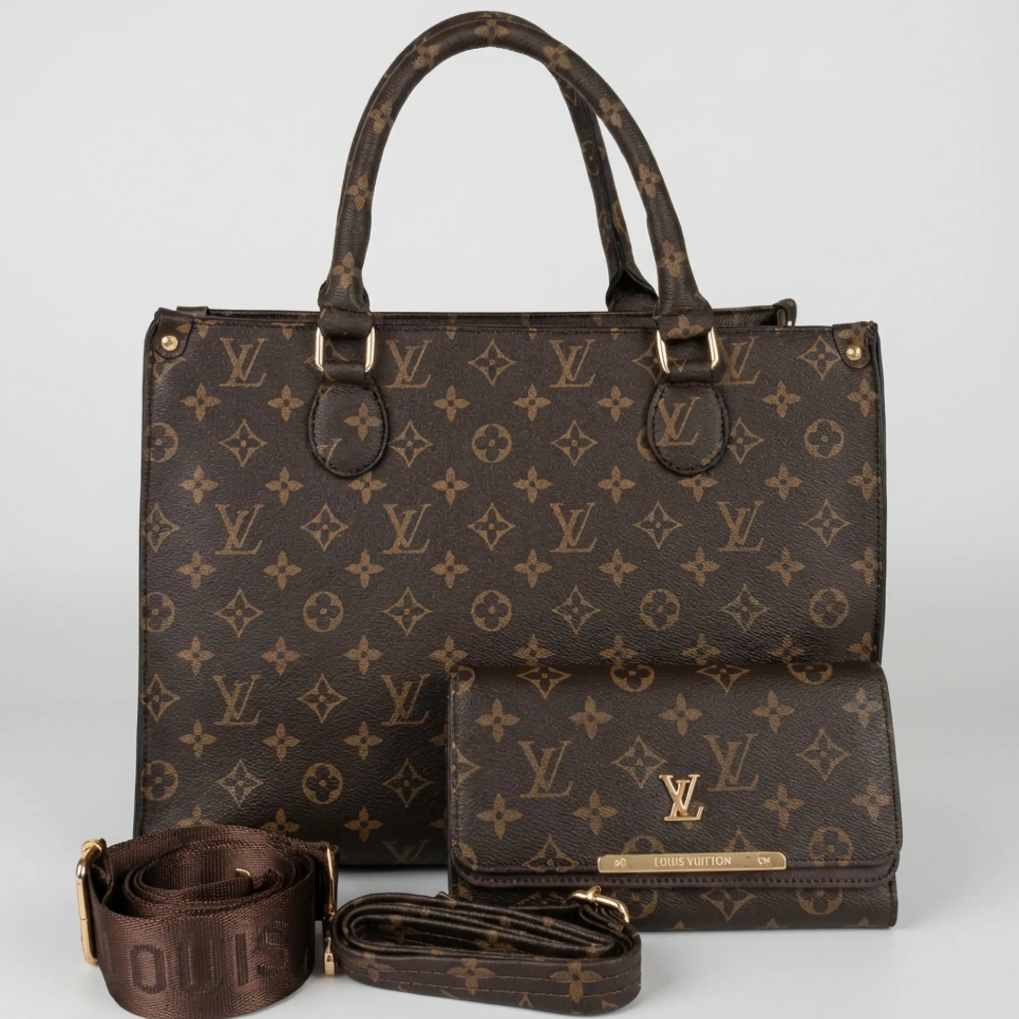 Louis Vuitton Bundle (Handbag + Wallet + 2 Straps) With BOX🎁