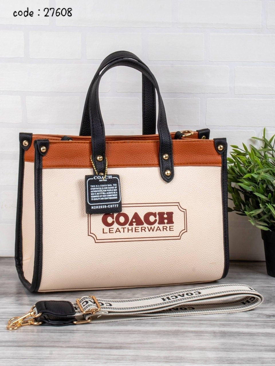 Coach Handbag L- 27608